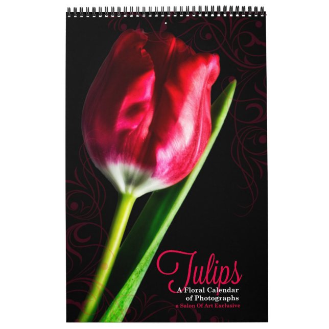 Calendario Vibrante Full Length Tulip Garden 12 Meses (Tapa)