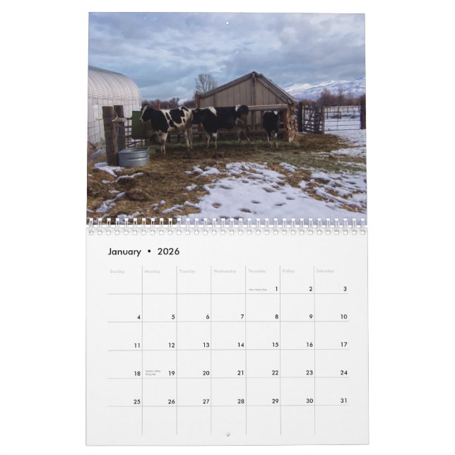 Calendario Vida de rancho - Ganado (Jan 2026)