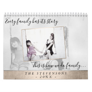 Calendario Vida familiar   Elegante año de oro en imágenes   