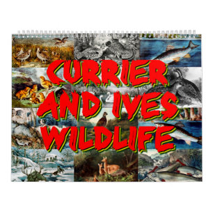 Calendario Vida salvaje Currier & Ives