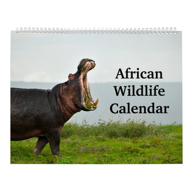 Calendario Vida silvestre africana (Tapa)