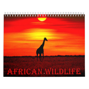 Calendario vida silvestre africana