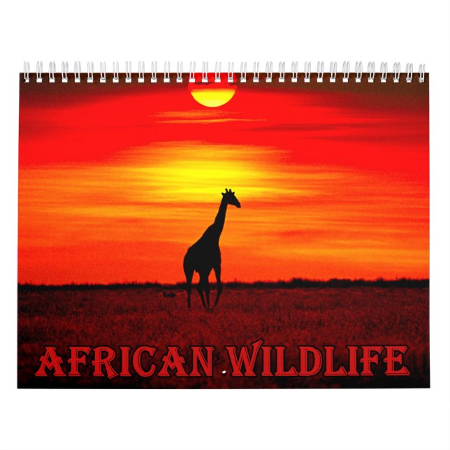 Calendario vida silvestre africana (Tapa)