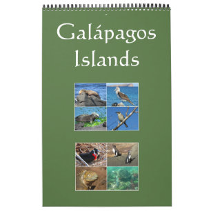 Calendario vida silvestre de las islas galápagos