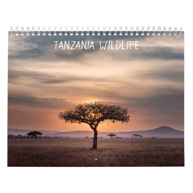 Calendario Vida silvestre de Tanzania (Tapa)