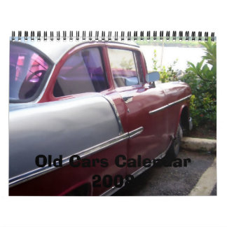 Calendario viejo 2008 de los coches