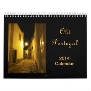 Calendario viejo 2014 de Portugal
