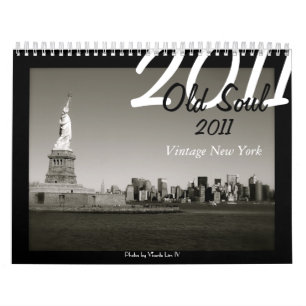 Calendario viejo del alma 2011 - vintage Nueva