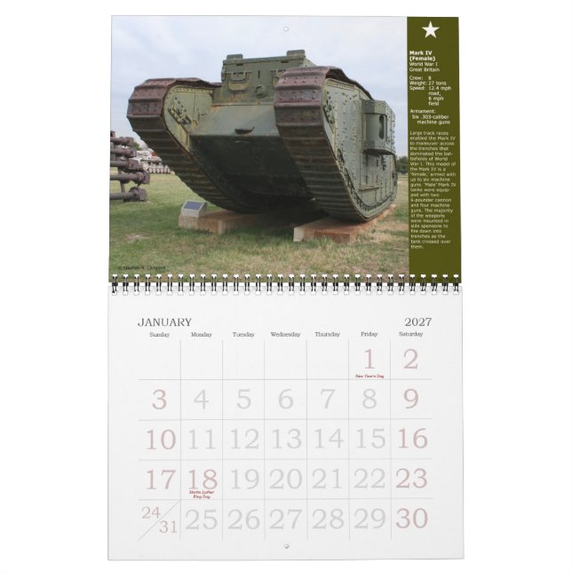 Calendario Viejo hombre fuerte 2012 (Jan 2027)