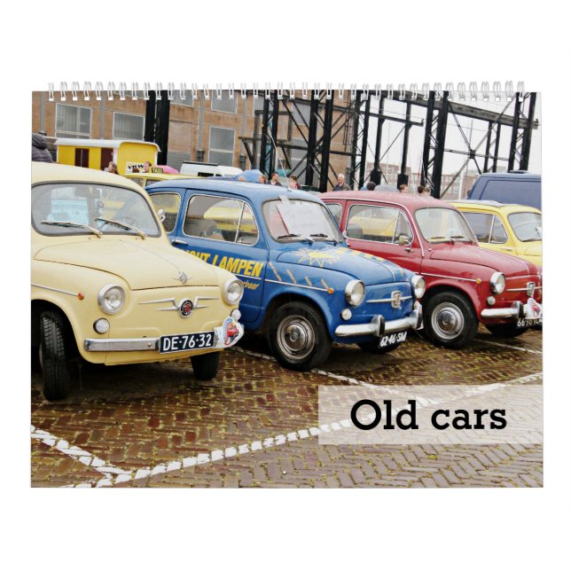 Calendario Viejos coches (Tapa)
