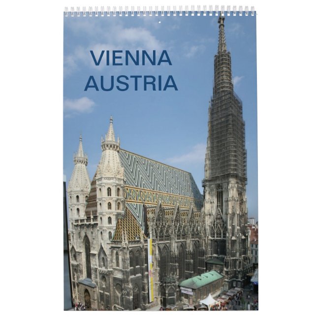 Calendario Viena Austria 2025 Wien (Tapa)