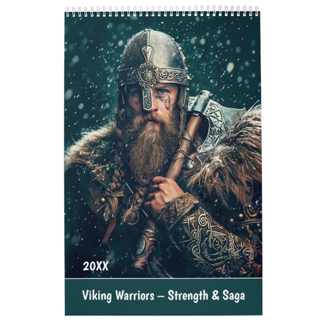 Calendario Viking Warriors – Strength & Saga (Tapa)