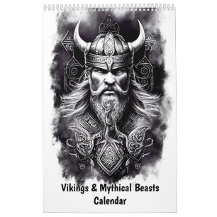 Calendario Vikingos y bestias míticas