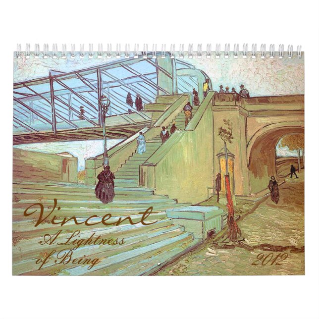 Calendario Vincent una ligereza de ser arte 2012 de Van Gogh (Tapa)