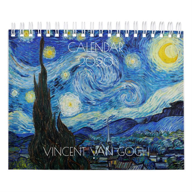 CALENDARIO VINCENT VAN GOGH 2020 CALENDAR (Tapa)