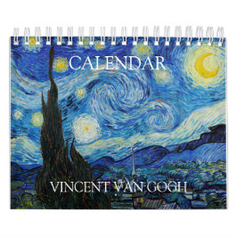 CALENDARIO VINCENT VAN GOGH BELLA ARTES CALENDAR