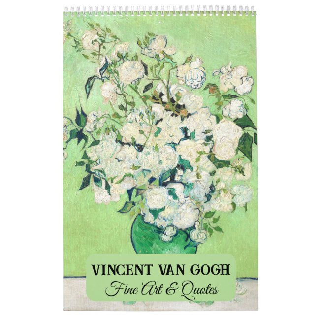 Calendario Vincent Van Gogh Bella Artes y citas (Tapa)