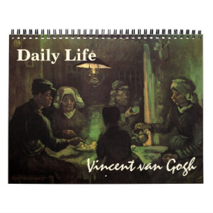 Calendario Vincent van Gogh Daily Life, post Impresionismo