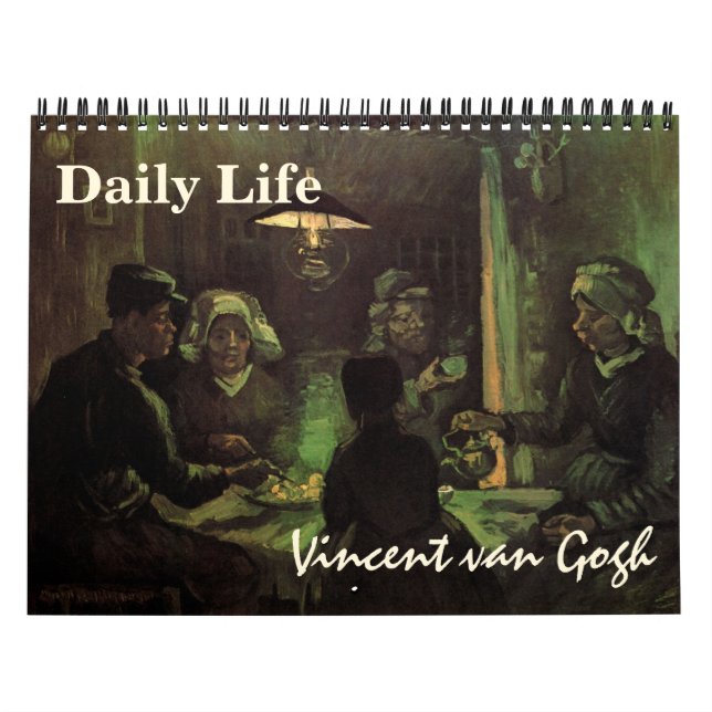 Calendario Vincent van Gogh Daily Life, post Impresionismo (Tapa)