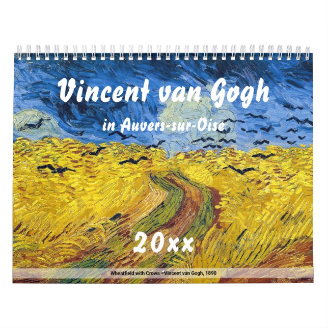 Calendario Vincent van Gogh en Auvers-sur-Oise (Tapa)