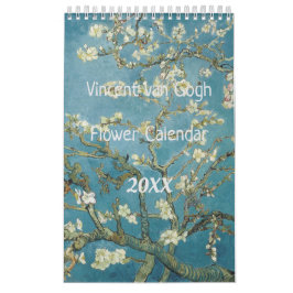 Calendario Vincent van Gogh Flowers Calendar