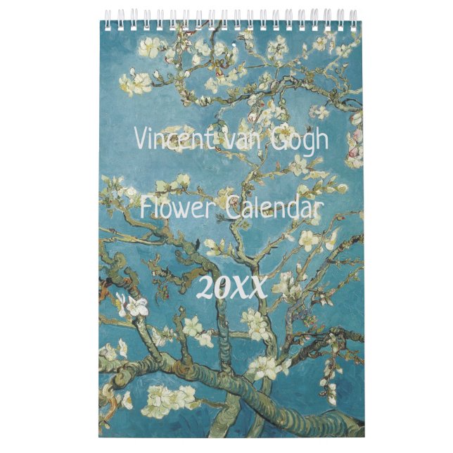 Calendario Vincent van Gogh Flowers Calendar (Tapa)