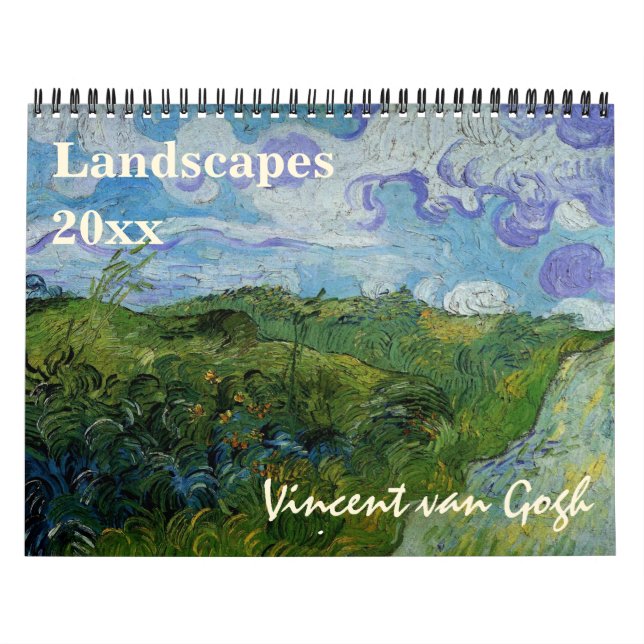Calendario Vincent van Gogh Landscapes Vintage Bella Artes (Tapa)
