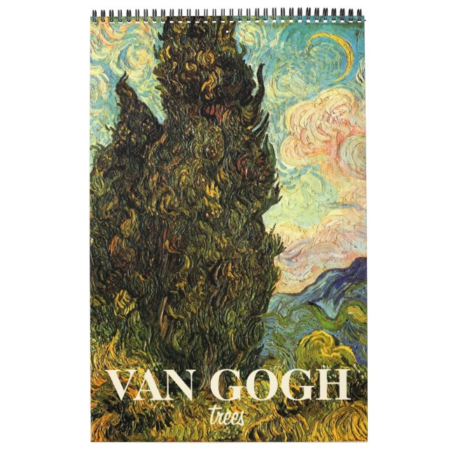 Calendario Vincent van Gogh Trees and Nature (Tapa)