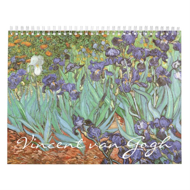 Calendario Viñeta de arte impresionista de Vincent van Gogh (Tapa)