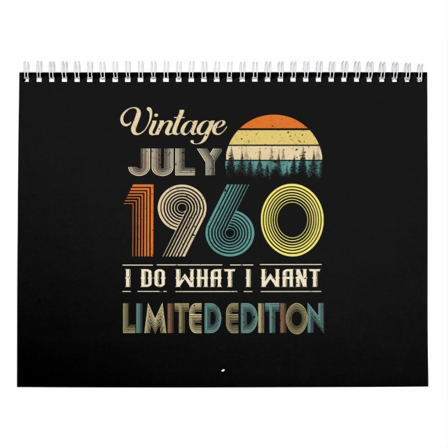 Calendario Viñeta Julio 1960 Lo que quiero Edición Limitada (Tapa)