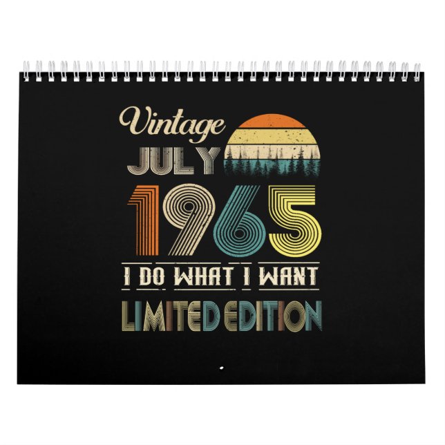Calendario Viñeta Julio 1965 Lo que quiero edición limitada (Tapa)