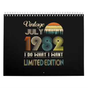 Calendario Viñeta Julio 1982 Lo que quiero edición limitada