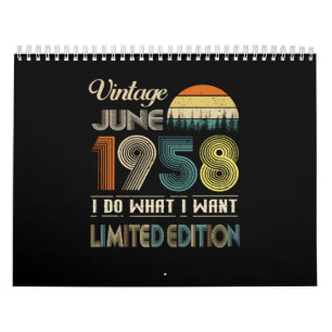Calendario Viñeta Junio 1958 Lo que quiero Edición Limitada
