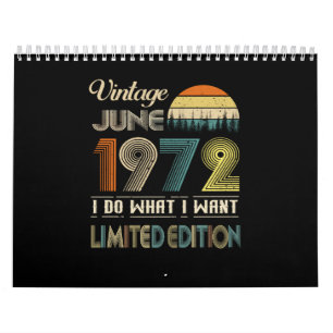 Calendario Viñeta Junio 1972 Lo que quiero Edición Limitada