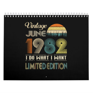 Calendario Viñeta Junio 1982 Lo que quiero Edición Limitada