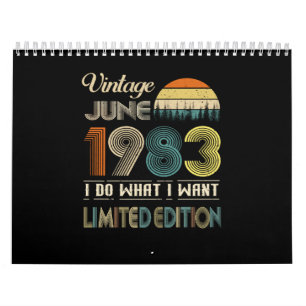 Calendario Viñeta Junio 1983 Lo que quiero Edición Limitada