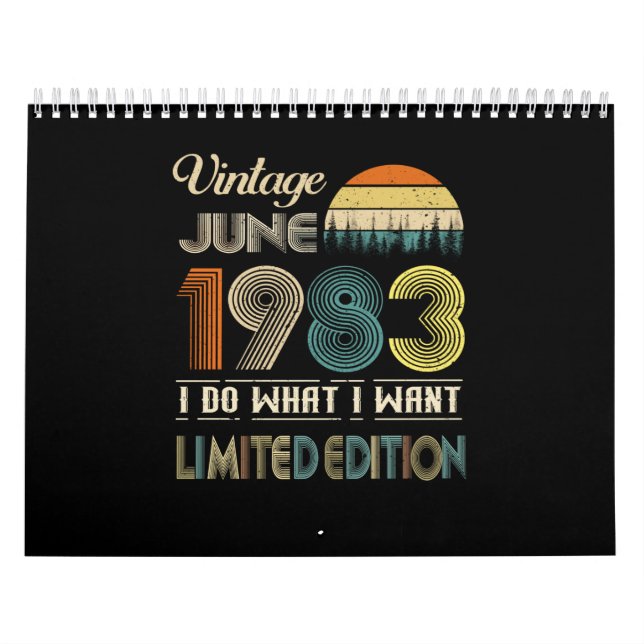 Calendario Viñeta Junio 1983 Lo que quiero Edición Limitada (Tapa)