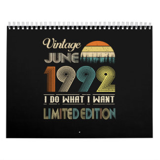 Calendario Viñeta Junio 1992 Lo que quiero Edición Limitada