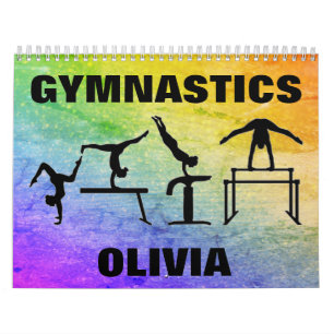Calendario Vintage Arcoíris de Gimnasia
