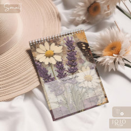 Calendario Vintage Floral Butterfly Calendar