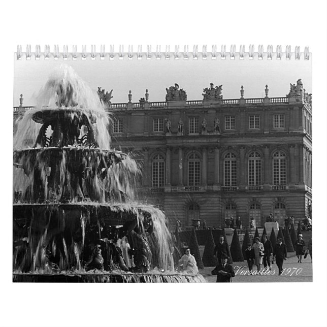 Calendario Vintage France paris Versailles palace 1970 (Tapa)