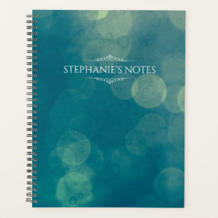 Calendario Vintage Green Bokeh 2023 Planificador