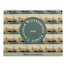 Calendario Vintage Holy Land Photo Custom Family Planner