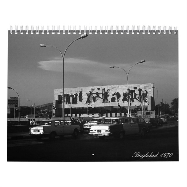 Calendario Vintage Iraq baghdad 1970 (Tapa)