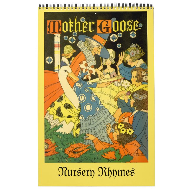 Calendario Vintage Nursery Rhymes, Madre Gosa (Tapa)