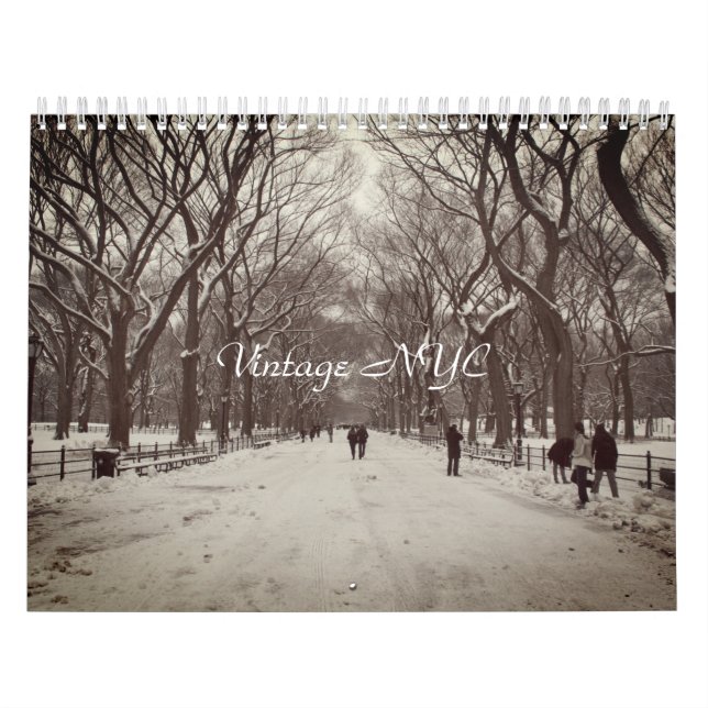 Calendario Vintage NYC (Tapa)