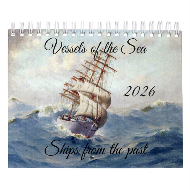 Calendario Vintage Ships Calendar (Tapa)