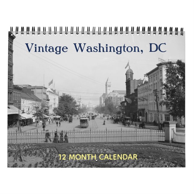 Calendario Vintage Washington DC (Tapa)