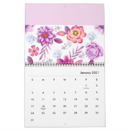 Calendario Violet rosa