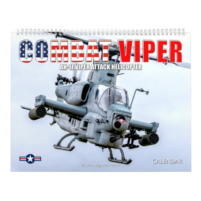 Calendario VIPER DE COMBATE - Helicóptero de ataque VIPER AH- (Tapa)